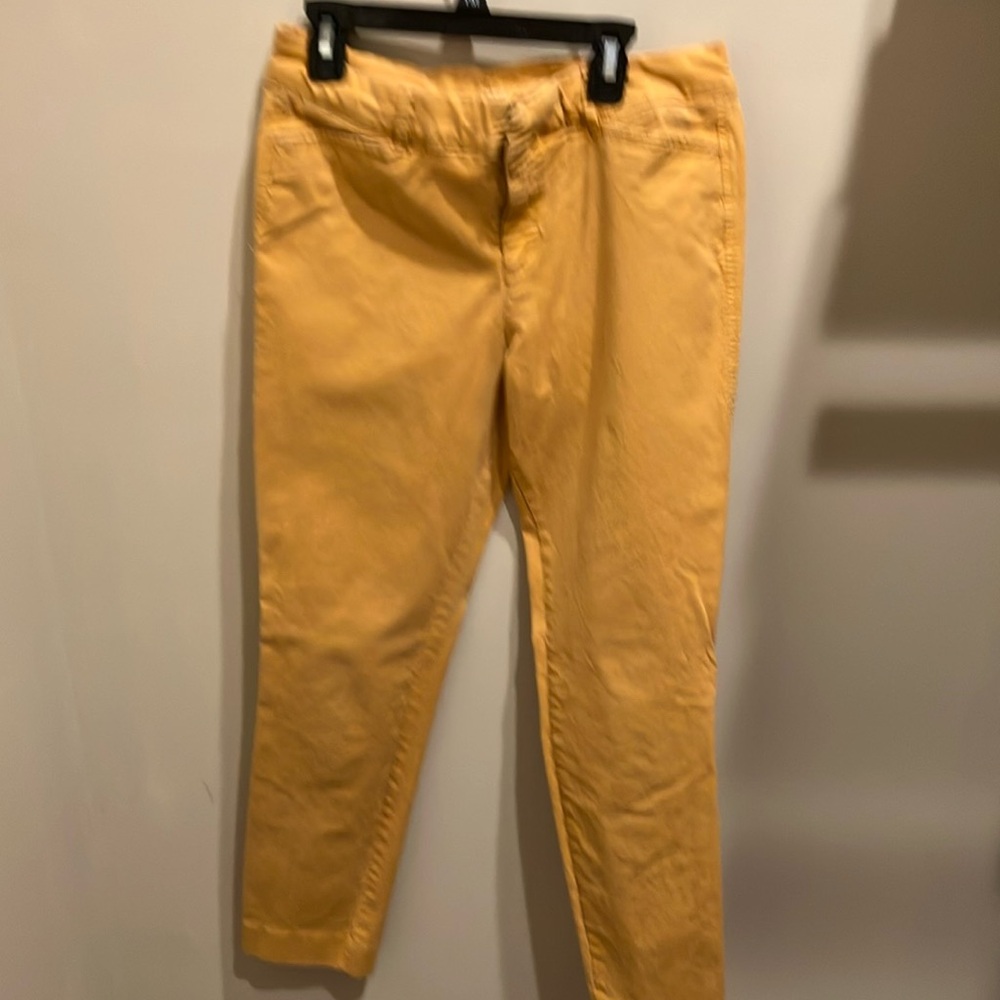 Old Navy Gold Pixie Ankle Pants